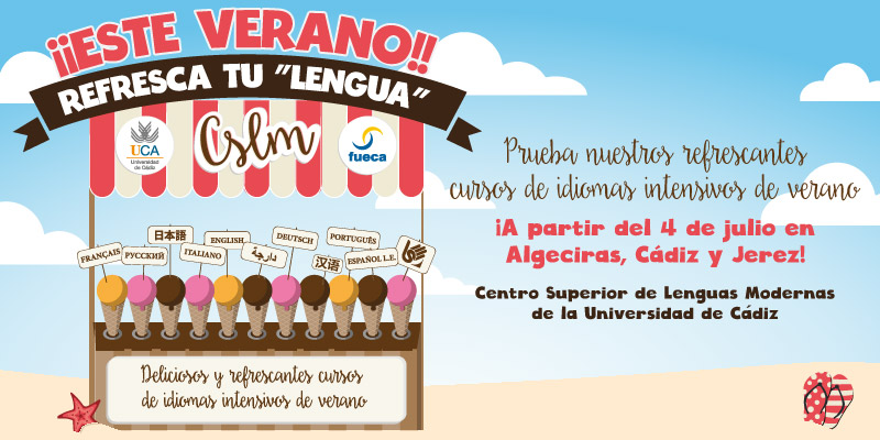 Aprender idiomas en verano. Intensivos CSLM UCA